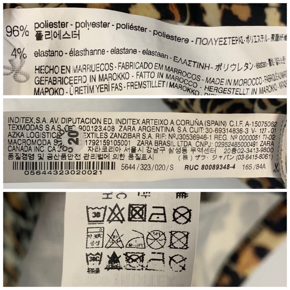 Zara Leopard Strappy Mini Dress NWT - Picture 8 of 8